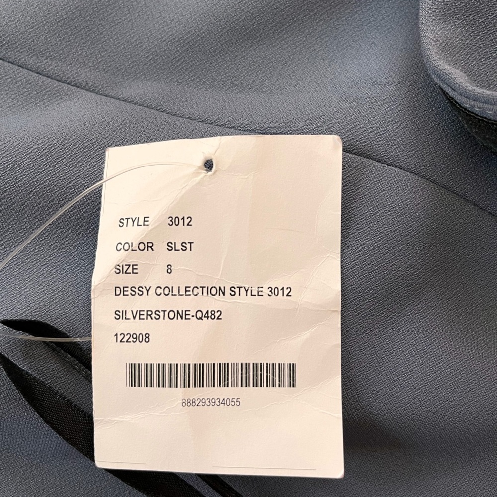 Dessy Collection Vivian Diamond Nordstrom Style 3012 Silverstone gown - Picture 9 of 12